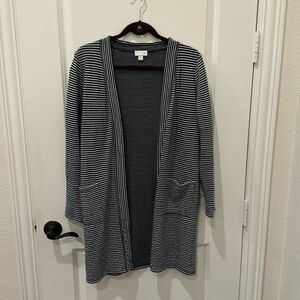 J.Jill cardigan striped small